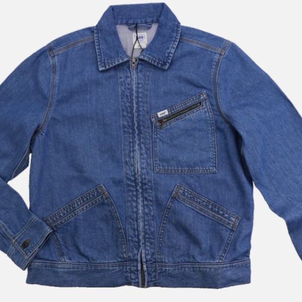 Lee 91B Denim Jacket 11.5oz Cotton Blend Classic Style Men's Size S New